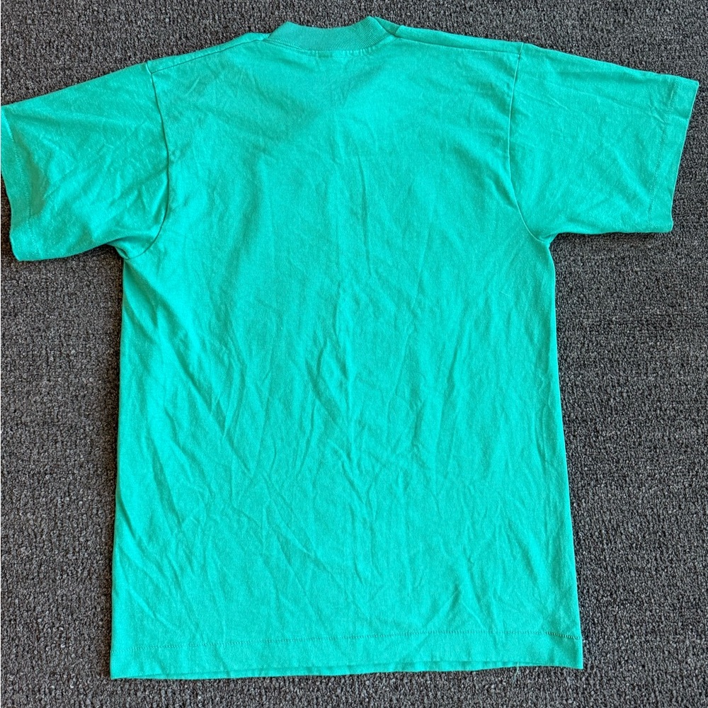 Vintage 80's Las Vegas T Shirt Adult Medium Green Single Stitch Tourist Casino - Picture 2 of 5